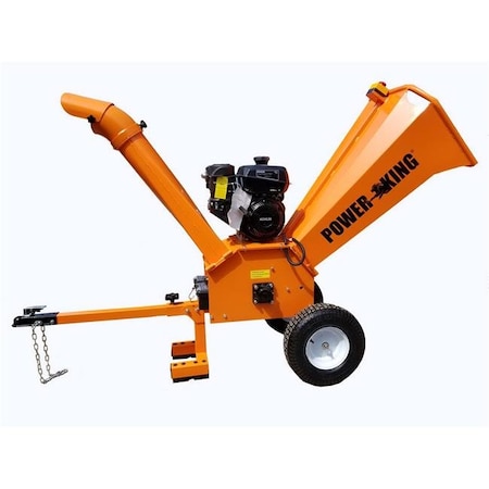 Power King PowerKing PK0903 4 INCH Chipper Shredder DOT Tow Behind - 9.5HP KOHLER PK0903